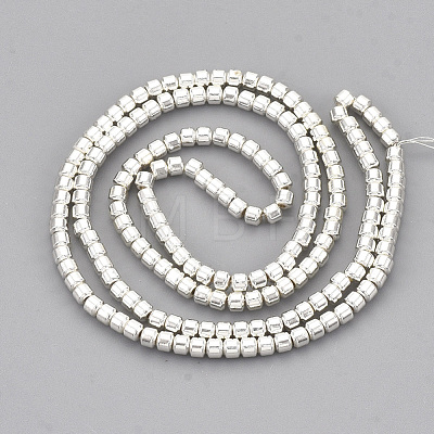 Electroplate Non-magnetic Synthetic Hematite Beads Strands G-T114-33-1