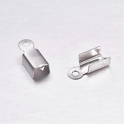 304 Stainless Steel Folding Crimp Ends STAS-F117-46P-1