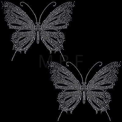 2Pcs Resin Hotfix Rhinestone DIY-CP0013-89A-1