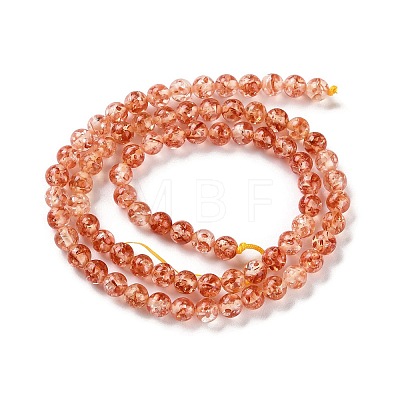 Resin Imitation Amber Beads Strands RESI-Z023-02A-1