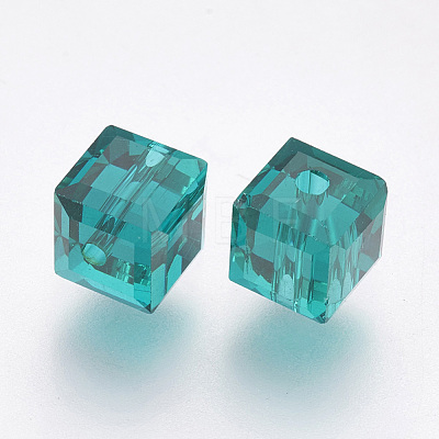 Imitation Austrian Crystal Beads SWAR-F074-6x6mm-24-1