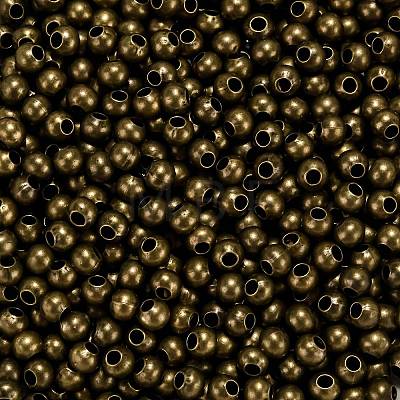 Brass Smooth Round Beads J0JX9052-1