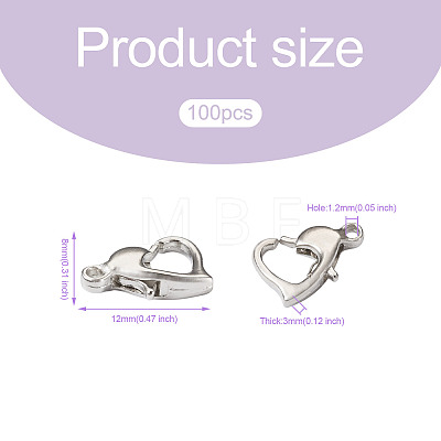 Alloy Lobster Claw Clasps FIND-TAG0001-03P-1