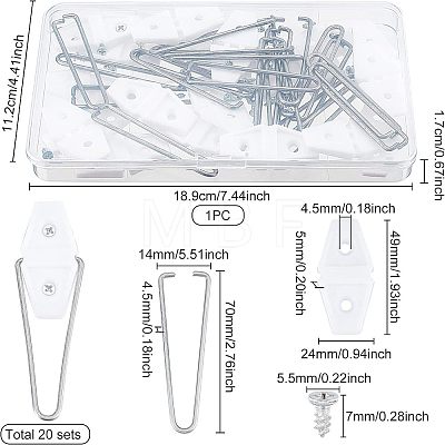 Fingerinspire Stainless Steel Photo Frame Stand ODIS-FG0001-43-1