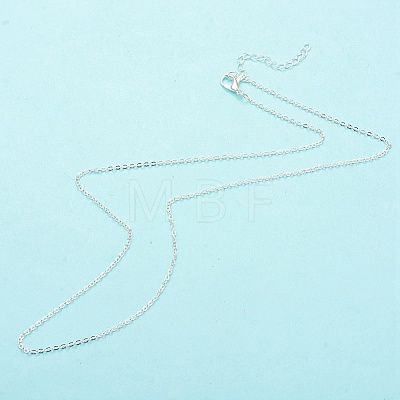 Iron Cable Chain Necklace Making MAK-I019-01C-S-1