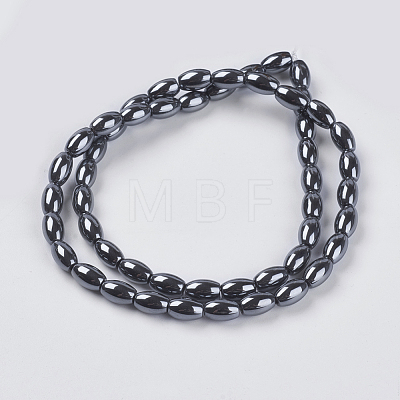 Non-magnetic Synthetic Hematite Beads Strands X-G-H1080-1-1