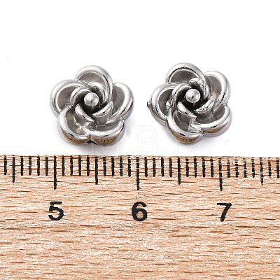 304 Stainless Steel Beads STAS-H235-06C-P-1