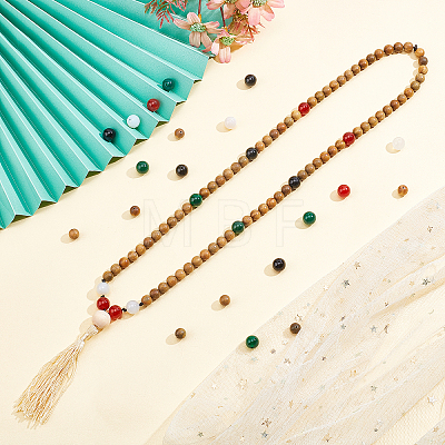 SUPERFINDINGS DIY Beaded Necklace Making Kits DIY-FH0004-49-1