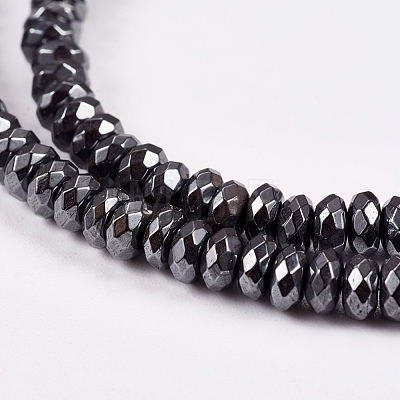Non-Magnetic Synthetic Hematite Beads Strands G-Q420-1