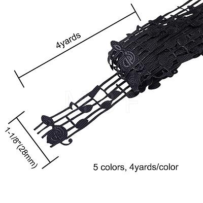 Polyester Grosgrain Ribbons OCOR-SZ0001-04-1