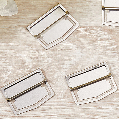 24Pcs Stainless Steel Bookmarks Page Clip AJEW-CP0010-95P-1