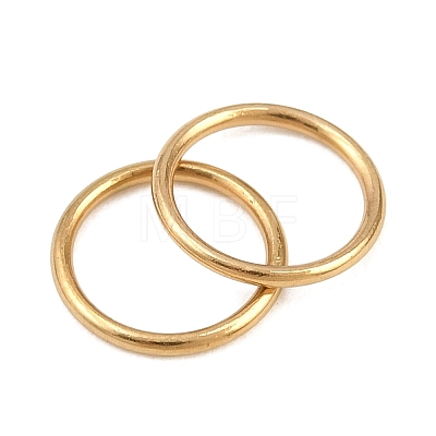 Ion Plating(IP) 304 Stainless Steel Closed Jump Rings STAS-G393-06G-18-1