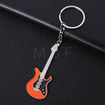 Baking Paint Zinc Alloy Keychain KEYC-PW0002-060B-1