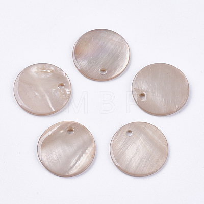 Freshwater Shell Pendants BSHE-K012-09B-1