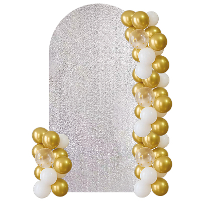 Fiber Wedding Arch Cover AJEW-WH20096-70B-1