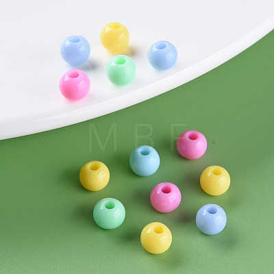 Opaque Acrylic Beads MACR-S370-C6mm-M1-1