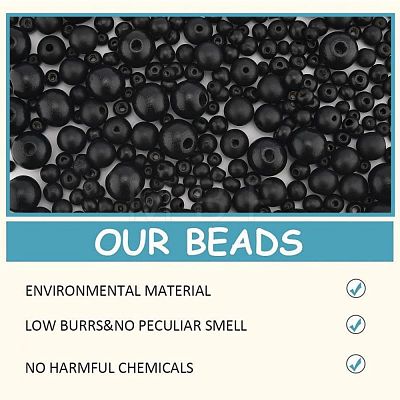 Natural Wood Beads WOOD-PH0001-29-1