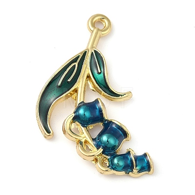 Alloy Enamel Pendants ENAM-U001-04L-G-1