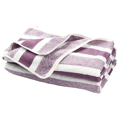 Polyester Stripe Towel AJEW-FZC0001-007E-1