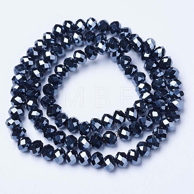 Electroplate Glass Beads Strands LS-EGLA-A044-P3mm-A18-1