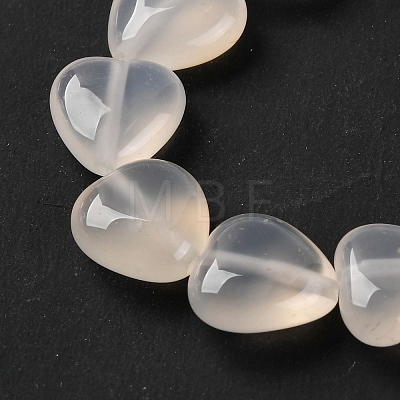 Natural White Agate Beads Strands G-I372-A01-01-1