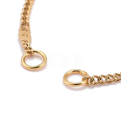 304 Stainless Steel Figaro Chain Bracelet Makings AJEW-JB00967-1