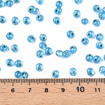 6/0 Baking Paint Transparent Glass Seed Beads SEED-N006-06L-1