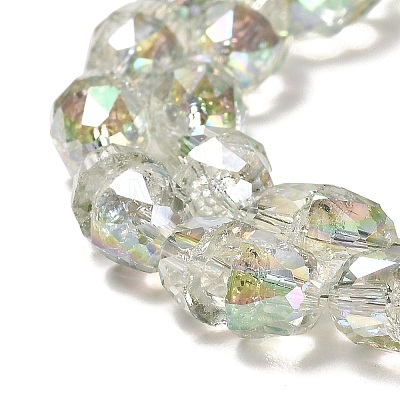 Transparent Glass Beads Strands EGLA-D030-03C-1