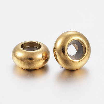 Ion Plating(IP) 202 Stainless Steel Beads LS-X-STAS-F148-6mm-07G-1