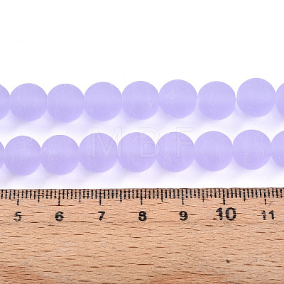Transparent Glass Beads Strands GLAA-T032-T10mm-MD01-1