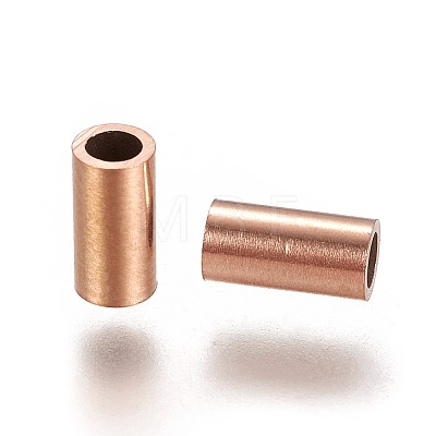Ion Plating(IP) 304 Stainless Steel Tube Beads LS-STAS-L216-23E-RG-1