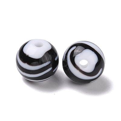 Two-tone Acrylic Beads OACR-U003-01-1