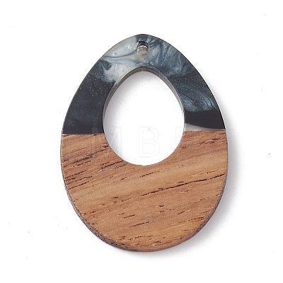 Resin & Walnut Wood Pendants WOOD-C016-01E-1
