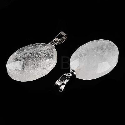 Natural Quartz Crystal Pendants G-E603-03P-05-1