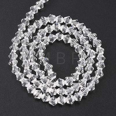 Transparent Glass Beads Strands EGLA-A039-T4mm-D13-1