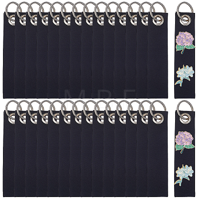 30Pcs Non-Woven Fabric Keychains KEYC-SP0001-64A-1
