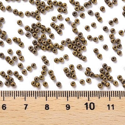 12/0 Grade A Round Glass Seed Beads SEED-Q008-M601-1