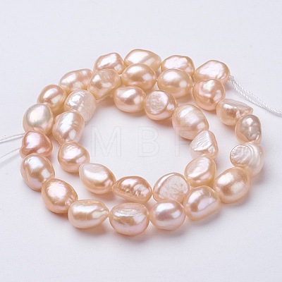 Natural Cultured Freshwater Pearl Beads Strands PEAR-P002-47-01-1