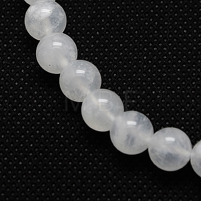 Natural White Moonstone Beads Strands G-G559-8mm-1