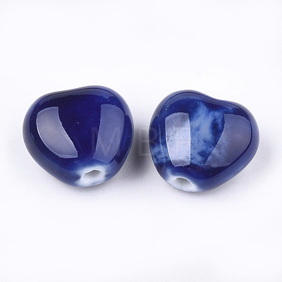 Handmade Porcelain Beads X-PORC-S498-15A-07-1