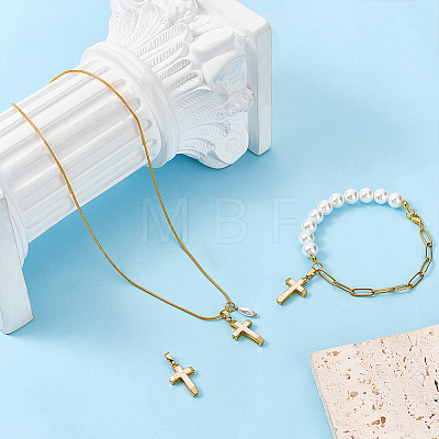 3Pcs Brass with Synthetic Opal Pendants KK-BC0015-77C-1