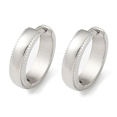 304 Stainless Steel Hoop Earrings for Women EJEW-C096-59P-1