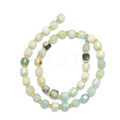 Natural Flower Amazonite Beads Strand G-I376-D33-01-1