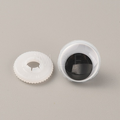 Plastic Doll Wiggle Googly Eyes DIY-WH0399-04D-1