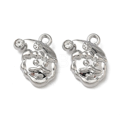 Christmas Alloy Crystal Rhinestone Pendants FIND-L026-01H-P-1