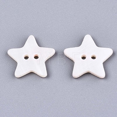 2-Hole Freshwater Shell Buttons SHEL-S276-138B-01-1