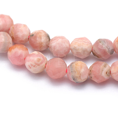Natural Rhodochrosite Beads Strands G-E411-11C-3mm-1