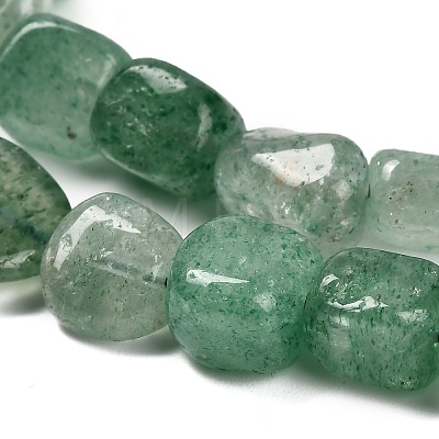 Natural Green Aventurine Beads Strands G-P568-C11-01-1