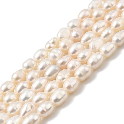 Natural Cultured Freshwater Pearl Beads Strands PEAR-I007-01Q-01C-1