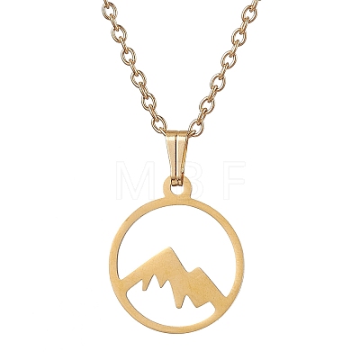 201 Stainless Steel Pendnat Necklaces NJEW-JN04764-05-1